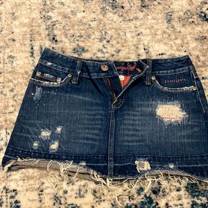 American Eagle denim mini skirt size 4